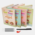 Magic Practice Book (4 BOOKS,1 PEN,1 GRIP,10 REFILL)