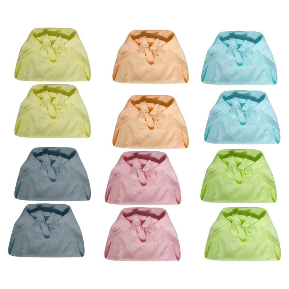 Kids Solid Nappy Set (Pack of 12)